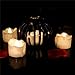 12pcs Warm White Flickering Tea Lights Battery Operated, Flameless Led Tealight Candles for Wedding Holiday Centerpiece Reception
