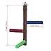 RYPET Parrot Perch Rough-surfaced – Sand Perches Natural Wood Stand for Parakeet and Other Small Bird Keeps Beaks & Claws Trimmedthumb 1