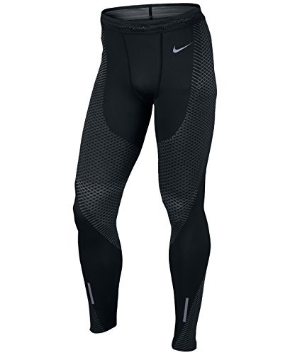 Nike Men's Zonal Strength Running Tights-Black-Medium