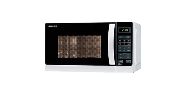 Sharp R-642 WW Microondas con 800W Grill (20 l, 1000W, 11 niveles ...