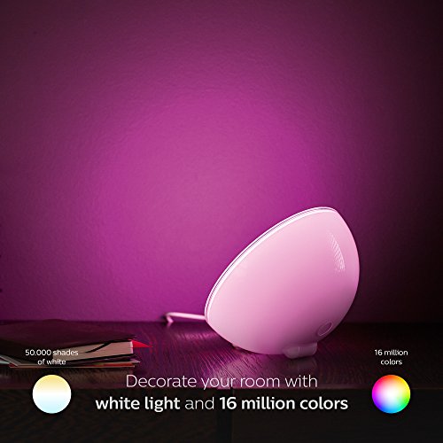 Philips 7146060PH Hue Go Portable Dimmable LED Smart Light Table Lamp (Compatible with Amazon Alexa, Apple HomeKit, and Google Assistant) Tools & Home Improvement, Lighting & Ceiling Fans, Lamps & Shades, Desk Lamps