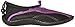 TECS Women's Aquasock Water Shoe (Purple/Black, 8)