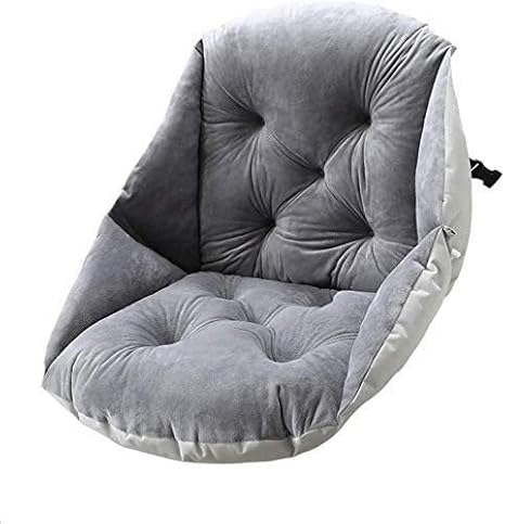 Sitzkissen Mit Memory-Schaum & Rückenlehne - Bürostuhl Kissen 80x40cm Mit Befestigungsband