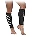 Gabor Fitness Graduated 20-25mm Hg Compression Running Leg Sleeves, Medium, Black