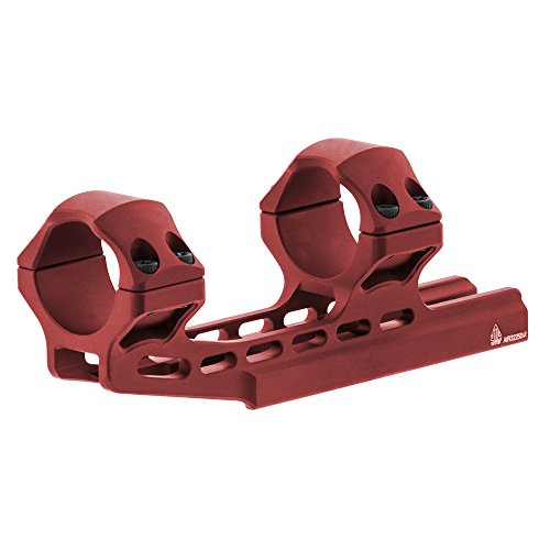 UTG ACCU-SYNC™ 30mm Medium Pro. 50mm Offset Pic. Rings, Red