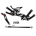 2006-2016 R6 Rearsets Rear Sets Footpegs Adjustable for Yamaha YZF-R6 2006 2007 2008 2009 2010 2011 2012 2013 2014 2015 2016
