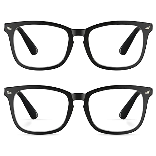 COOLOO Blue Light Blocking Glasses, Gaming Computer Glasses Anti Glare Headache Eyes Strain Glasses with Blue Light Filter, Super Light Weight Fashion