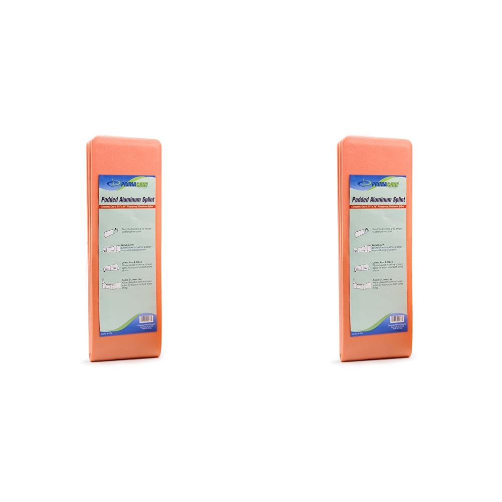 Primacare Padded Aluminum Splint 36-inch (Pack of 2)