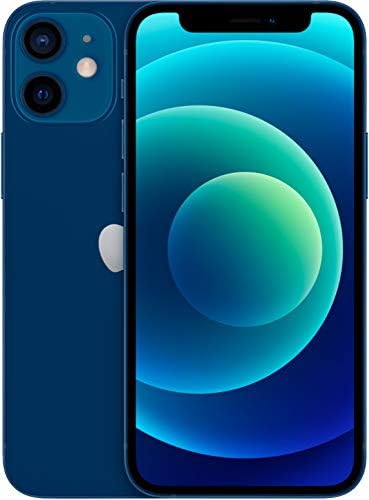 Apple iPhone 12 Mini, 64GB, Blue – Fully Unlocked (Renewed)