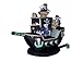 Halloween Inflatable Skeletons & Ghosts on Pirate Ship