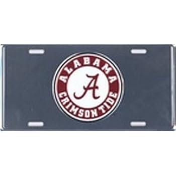 Alabama Crimson Tide Fans Show Team Spirit with License Plates