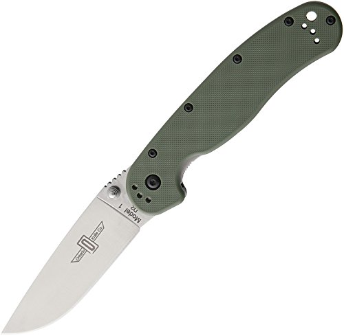 Ontario ON8867OD Rat 1 Liner lock OD Knife, Green
