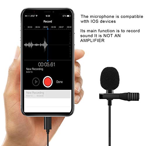 Microphone Professional for iPhone/Video Conference/Podcast/Voice