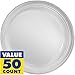 Amscan Big Party Pack Plastic Plate, 7