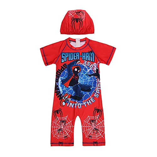 Cosplay Jongen 2 Stuk Badpakken Superheld Spider Man Badmode Kinderen Badpak Cartoon Bodysuit Zwemkleding Meisjes Sport… - Image 3