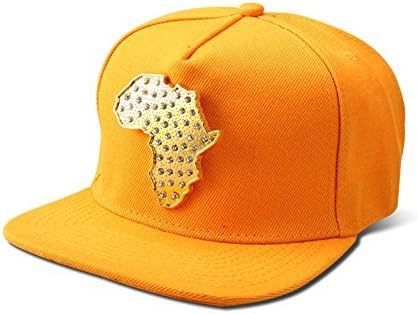 TUVW Hip Hop Personality Fashion Plate Male Basketball Hat(Yellow)
