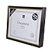 kieragrace 3 Pack Accent Document Frame with Plexi Sheet, 8.5 by 11