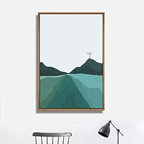 Framed Canvas Wall Art for Living Room, Bedroom Silent World Theme Canvas Prints for Home Decoration Ready to Hang - 16x24 inches