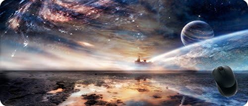 BCQLI Increase The Extension and Widening of The Game Mouse Pad, Starry Sky