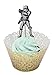 BETOP HOUSE Set of 24 Pieces Star Wars Theme Party Decorative Cupcake Topper for Kids Birthday Party