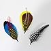 Borges & Scott - Feather Mounts for Hats (Millinery Feathers) - Pack of 8