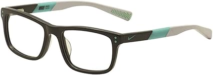 Amazon.com : Nike NIKE 5536 Eyeglasses 070 Dark Grey-Hyper Jade : Clothing