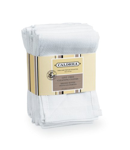 Caldrea lint free cleaning cloths (pack of 6)