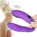 Liwez U-Shaped Electronic Couple Love Stimulation Promote Toys Multi-Speed Bed Sport Self-Amusement Tool Rechargeable Silicone(Purple)