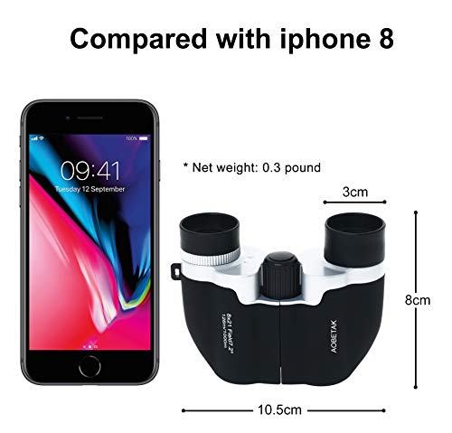 Jumelles Compactes 12x42 Pour Adultes - Puissantes Et Légères, Idéales Pour Observation, Sports, Voyage