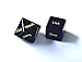 Dodd Unknown 2Pcs Couple Game Role Play Position Adult Party Dice Novelty Couple Gift, Black (Pack of 2)