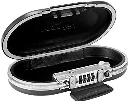 MASTER LOCK Tragbarer Tresor Zahlenschloss mit Kabel Schwarz 5900EURD Sichern Sie Ihre Wertgegenstnde auf Reisen