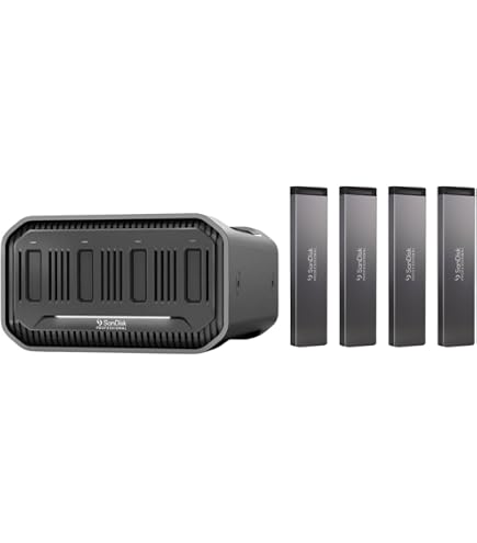 m*a様 SanDisk PRO-BLADE SSD MAG 4TB Amazon.com: SanDisk Professional 4TB PRO-Blade Station - 4-Bay SSD