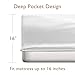 Veken Queen Sheets Set - Hypoallergenic Double-Brushed Microfiber Bed Sheets - Extra Soft, Breathable, Wrinkle Resistant Bedding Sets Up to 18'' Deep Pocket - 4 Piece, White