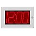 KWANWA Small Wall Clock, Digital Alarm Clock, 8