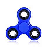 High Grade Fidget Spinner Equpped with Stainless Steel Bearing - High Grade Stress Relief Fidget Toy (Blue)