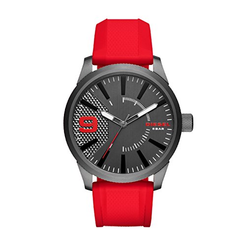 Reloj para hombre Diesel «Rasp» de tres manecillas, tamaño de la caja 46 mm, reloj de acero inoxidable