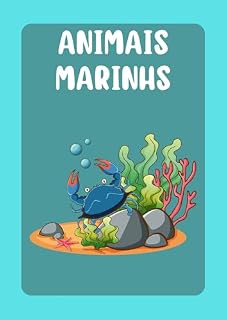 Livro Animais Marinhos: para colorir