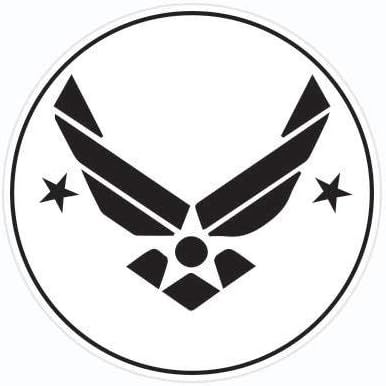 Amazon Com Ota Sticker Bumper White Wings Star Air Force Circle