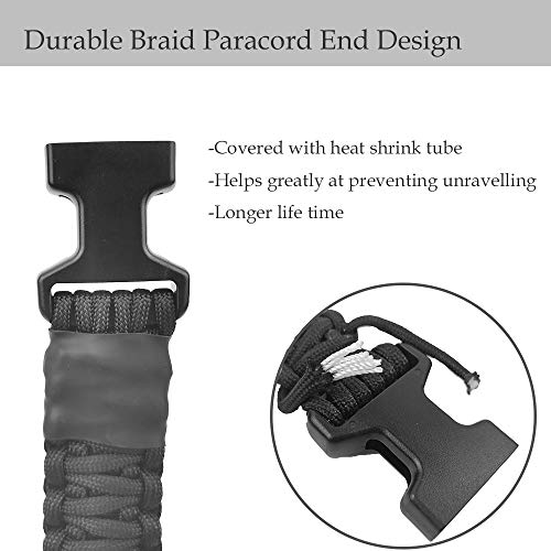 550 Paracord Rifle Sling 2 Point Sling Adjustable Gun Strap Traditional