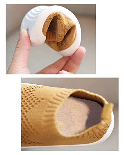 DEBAIJIA Baby First-Walking Shoes 1-4 Years Kid Shoes Trainers Toddler Infant Boys Girls Soft Sole Non Slip Mesh Breathable Lightweight TPR Material Slip-on Sneakers Outdoor