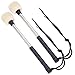 Timiy Bass Drum Mallet Wool Felt Head Percussion Accessory- Beige(2Pcs)