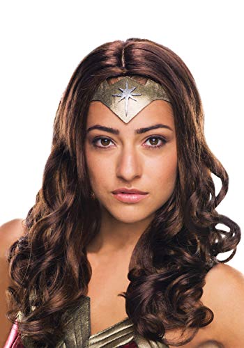 Secret Wishes Women's Batman v Superman: Dawn of Justice Deluxe Wonder Woman Wig