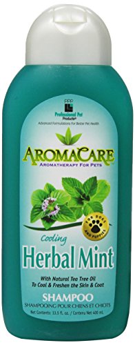PPP Pet Aroma Care Cooling Herbal Mint Shampoo, 13-1/2-Ounce