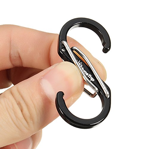 Shinetrip Edc S Shape Type Buckle Double Gated Carabiner Key Ring Clip Hook - S