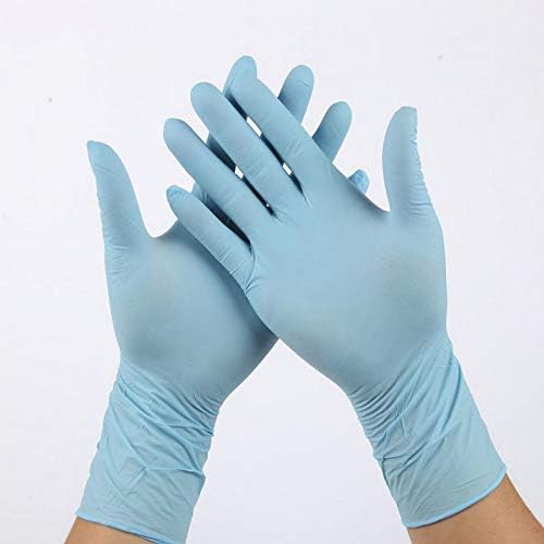 Disposable Safe And Secure Use Long Thick Rubber Nitrile Gloves Oil And Acid Resistant And Alkali Tattoo Tattoo Dental Check Gloves 100 Blue Blue 3 M
