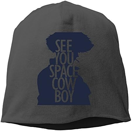Caromn Cowboy Bebop Poster Beanies Skull Ski Cap Hat Black