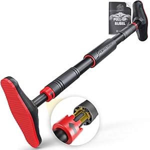 Optrekstang met innovatieve gear-lock functie | veilig & snel zonder schroeven in deurkozijnen te plaatsen | indoor pull…