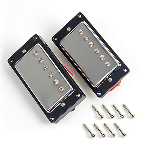 Electric Guitar Humbucker Pickups Set For Pickup Replacement Chrome