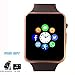 Smart Watch Phone Bluetooth Smartwatch with Pedometer TF SIM Card Slot Camera Call Text SMS Notification Compatible with iOS (Partial Function) and Android Samsung Huawei LG Phones for Men Women Kids