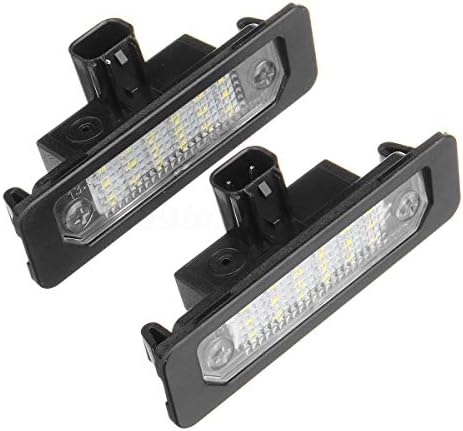 GZCRDZ LED Number License Plate Light Tag Lamp Compatible with Flex 09-18, Mustang 10-14, Focus 08-11, Fusion 06-12 (white)
